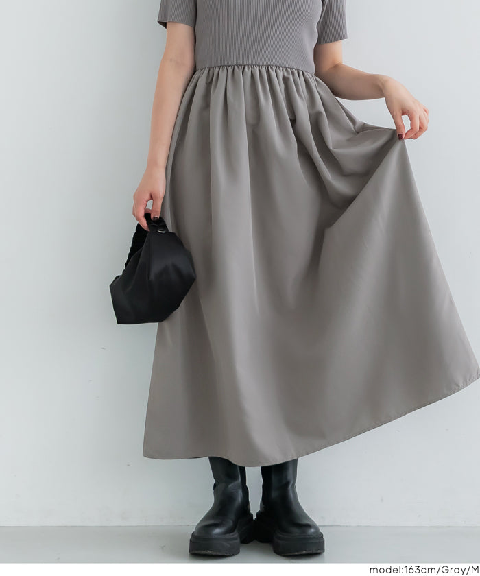 セール☆3490円→2990円 ドッキングボートネックワンピース レディース