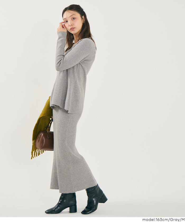 カーディガンスカートニットセットアップ レディース 送料無料/メール
