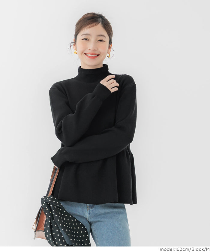 ボトルネックバックパールニット レディース メール便不可 – coca公式