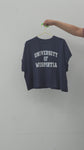 レギュラーウェイトロールアップロゴTシャツ レディース メール便可 mrb